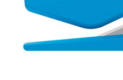 SECUMAX VISICUT 为什么采用非常长的尖刀头？因为这样可很好地放置于中间位置。也能以更可靠的方式将切割材料引至刀片。