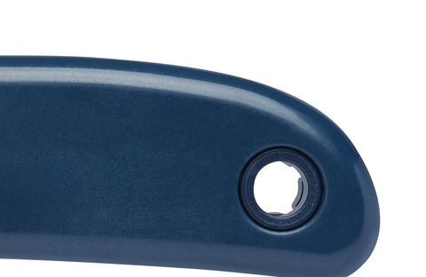 The product does not only look handy. Its small, rounded handle actually fits very well in your hand. What's more: the slider is fitted with grooves so that your thumb doesn't slip.