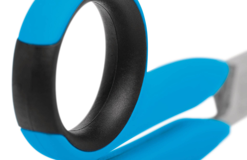 The experts call them “eyes” and these are the small openings in which you insert your fingers to securely hold the scissors. The “soft grip” on the insides also helps to ensure comfortable and non-slip working.
