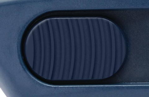A cutting tool, or parts of it, can get lost while working. But only for a short while. Because the plastic that can be detected by a metal detector ensures you can find it again quickly.