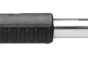 The middle element is made of stainless steel; all other components are made of a particularly hard plastic. Protection caps on the cutting head and stainless secured screws also contribute to durability and high weather resistance.