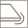 Rounded-tip trapezoid blade