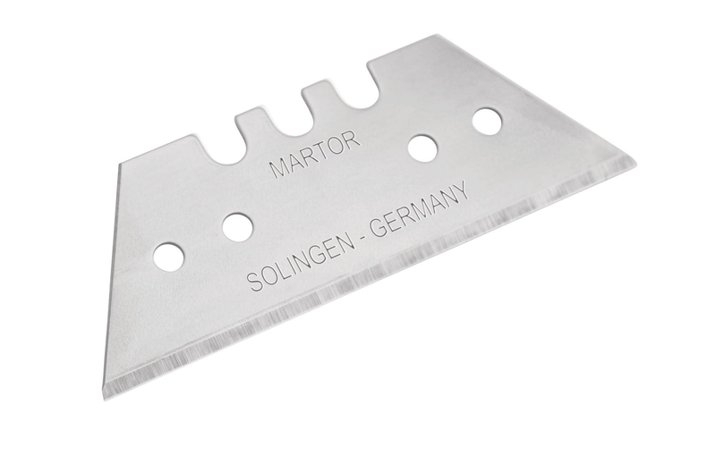 MARTOR trapezoid blade showing two cutting edges