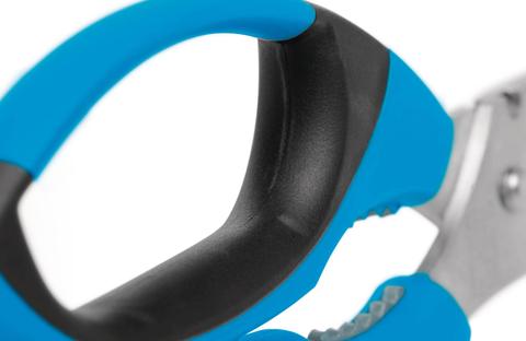 The experts call them “eyes” and these are the two big openings in which you insert your fingers to securely hold the scissors. The “soft grip” on the insides also helps to ensure comfortable and non-slip working.