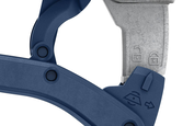 The bag opener is one of MARTOR's highly ergonomic squeeze-grip knives. The lever is smooth and finger-light to operate. It can be securely locked in place or folded out of the handle for blade changing.