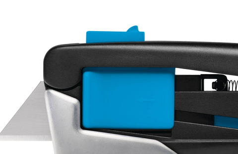 Con la destra? Con la sinistra? Dall'alto? Non importa come si desidera sbloccare la lama, SECUPRO MAXISAFE è sempre pronto. La sua slitta a 3 lati consente un maneggio piacevole e variabile.