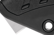 A particularly abrasion resistant plastic has been used for the SECUPRO MERAK. Nevertheless, it has a comfortable weight. Your cutting arm is protected from fatigue, and your safety knife from wear and tear.