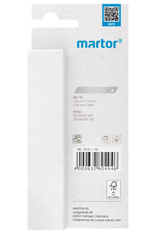 STYROPOR BLADE NO. 79 POS