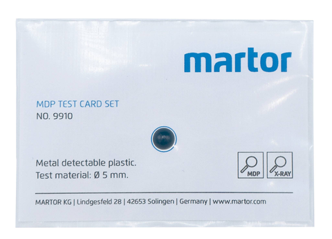 MARTOR: 
Safety knife 
MDP TEST CARD SET
 
NO. 9910